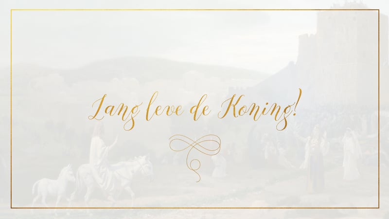 Lang leve de Koning!