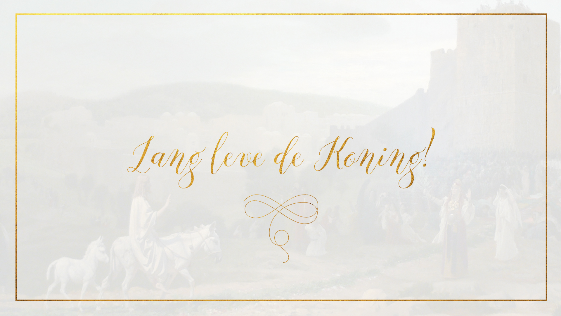 Lang leve de Koning!